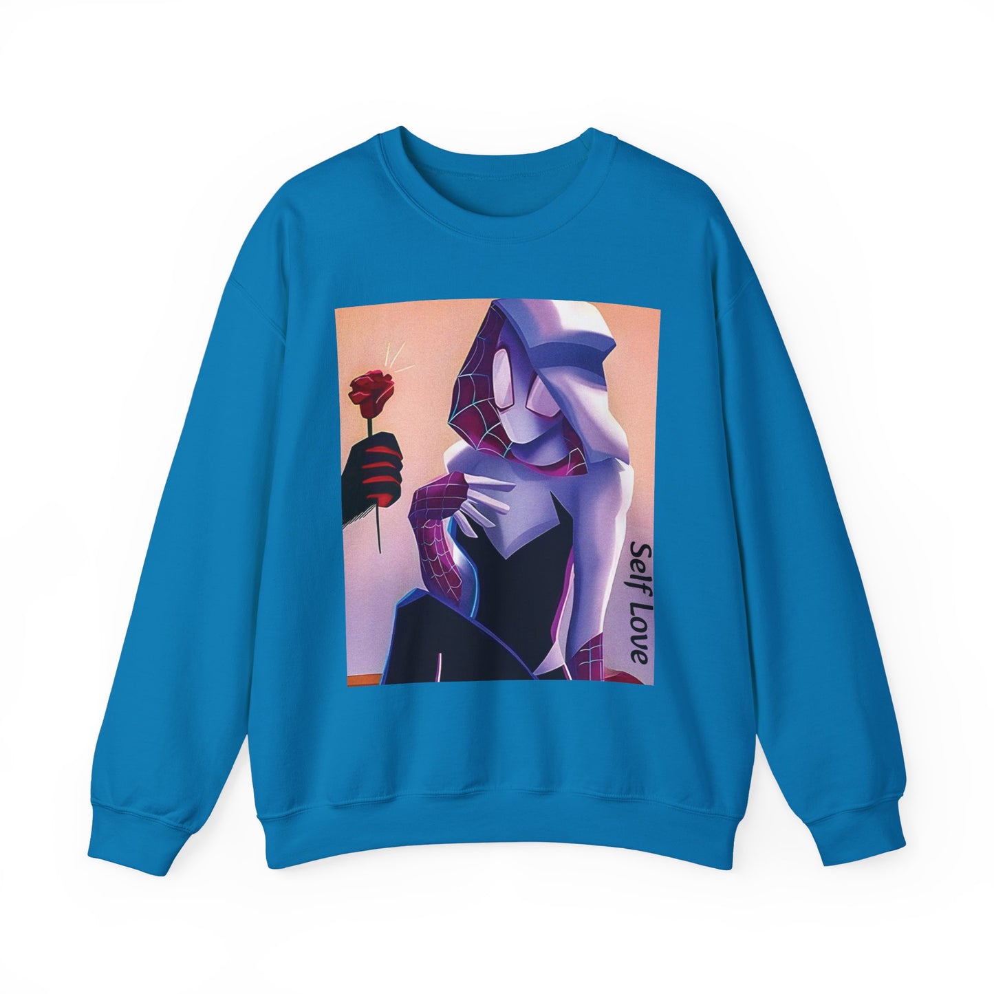 Gwen Stacy Graphic Unisex Crewneck Sweatshirt, Casual, Streetwear Style