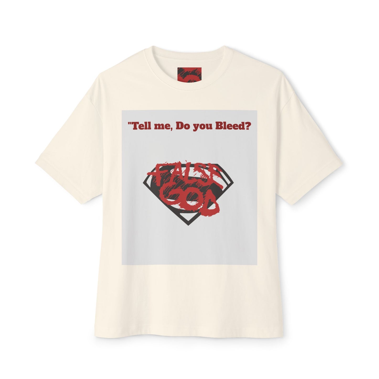Superman Graphic Tee - Unisex Oversized Boxy Shirt, Casual Wear, Everyday Comfort