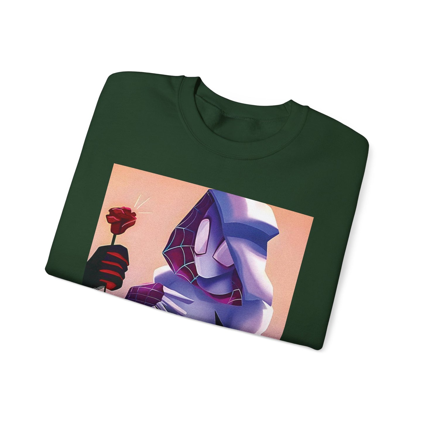 Gwen Stacy Graphic Unisex Crewneck Sweatshirt, Casual, Streetwear Style