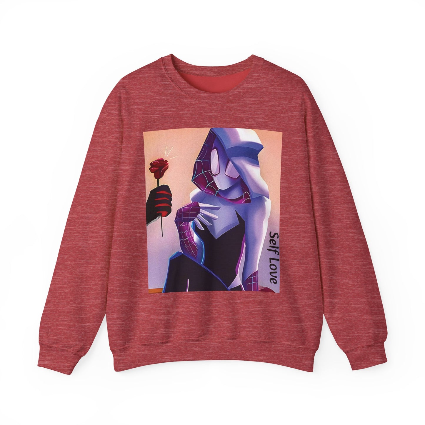 Gwen Stacy Graphic Unisex Crewneck Sweatshirt, Casual, Streetwear Style
