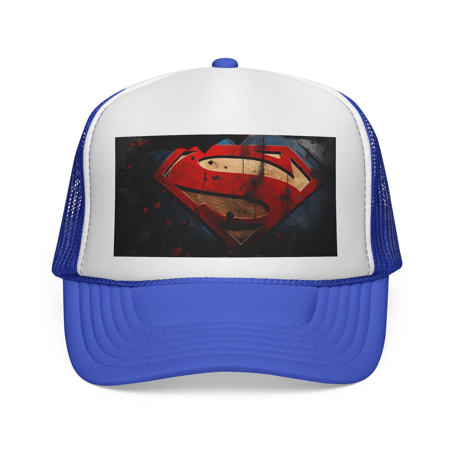 Superman Trucker Cap, Cool Baseball Hat, Men and Women, Comic Theme Accessory, Fun Summer Headwear