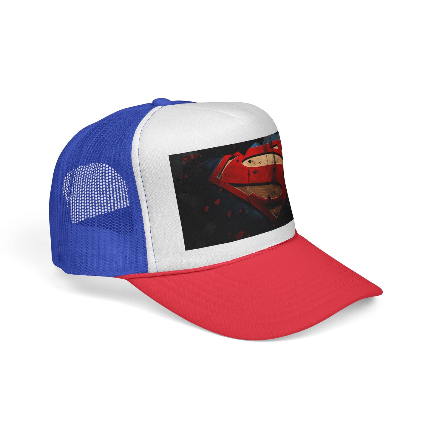 Superman Trucker Cap, Cool Baseball Hat, Men and Women, Comic Theme Accessory, Fun Summer Headwear