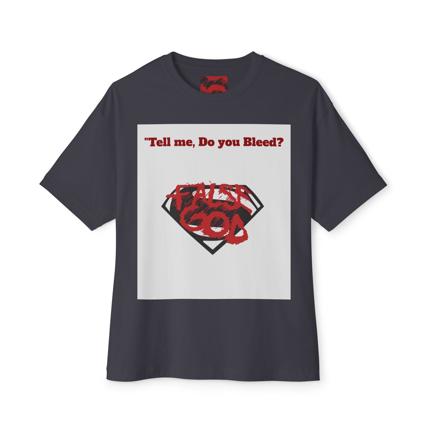 Superman Graphic Tee - Unisex Oversized Boxy Shirt, Casual Wear, Everyday Comfort