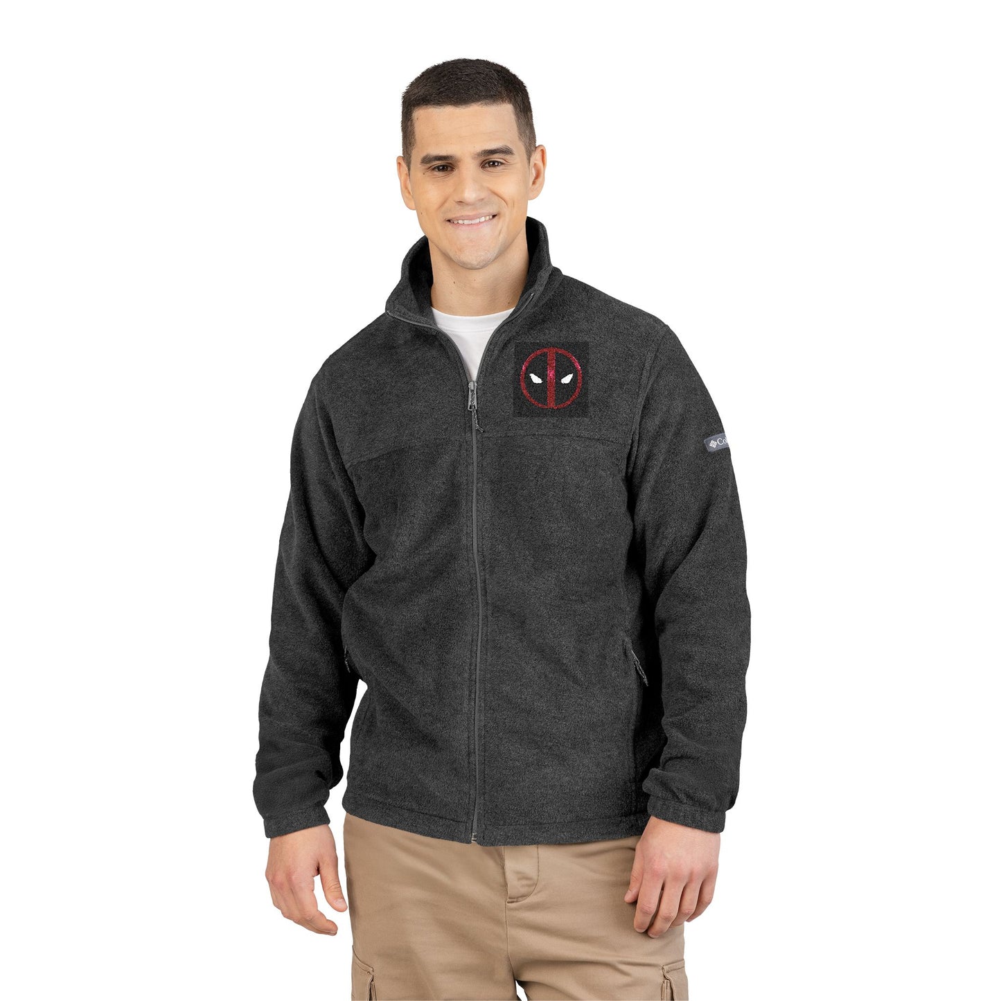 Columbia embroidered Deadpool Logo Fleece Jacket