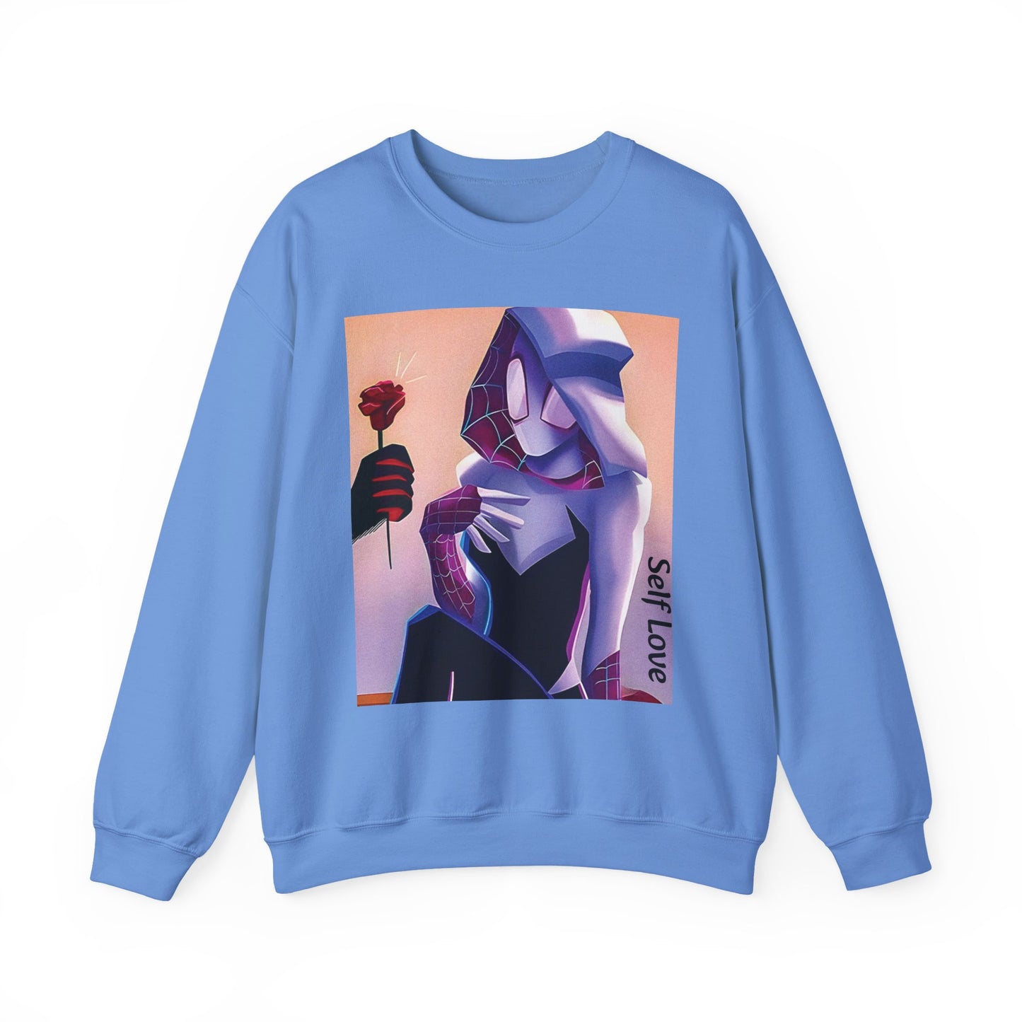 Gwen Stacy Graphic Unisex Crewneck Sweatshirt, Casual, Streetwear Style