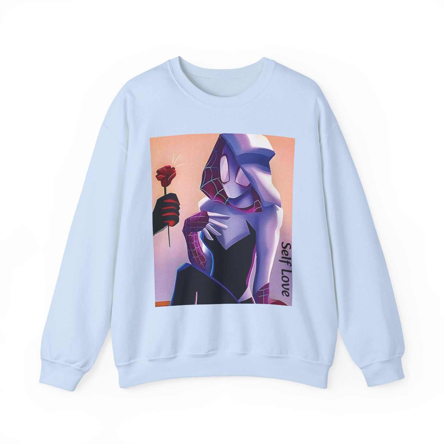 Gwen Stacy Graphic Unisex Crewneck Sweatshirt, Casual, Streetwear Style