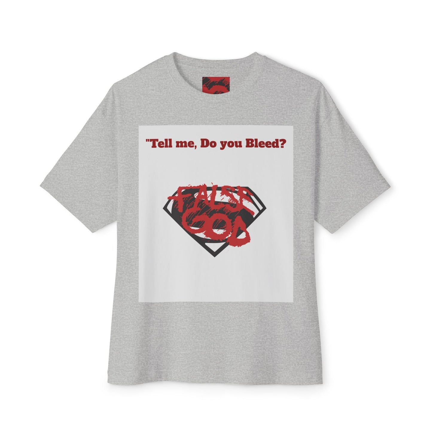 Superman Graphic Tee - Unisex Oversized Boxy Shirt, Casual Wear, Everyday Comfort