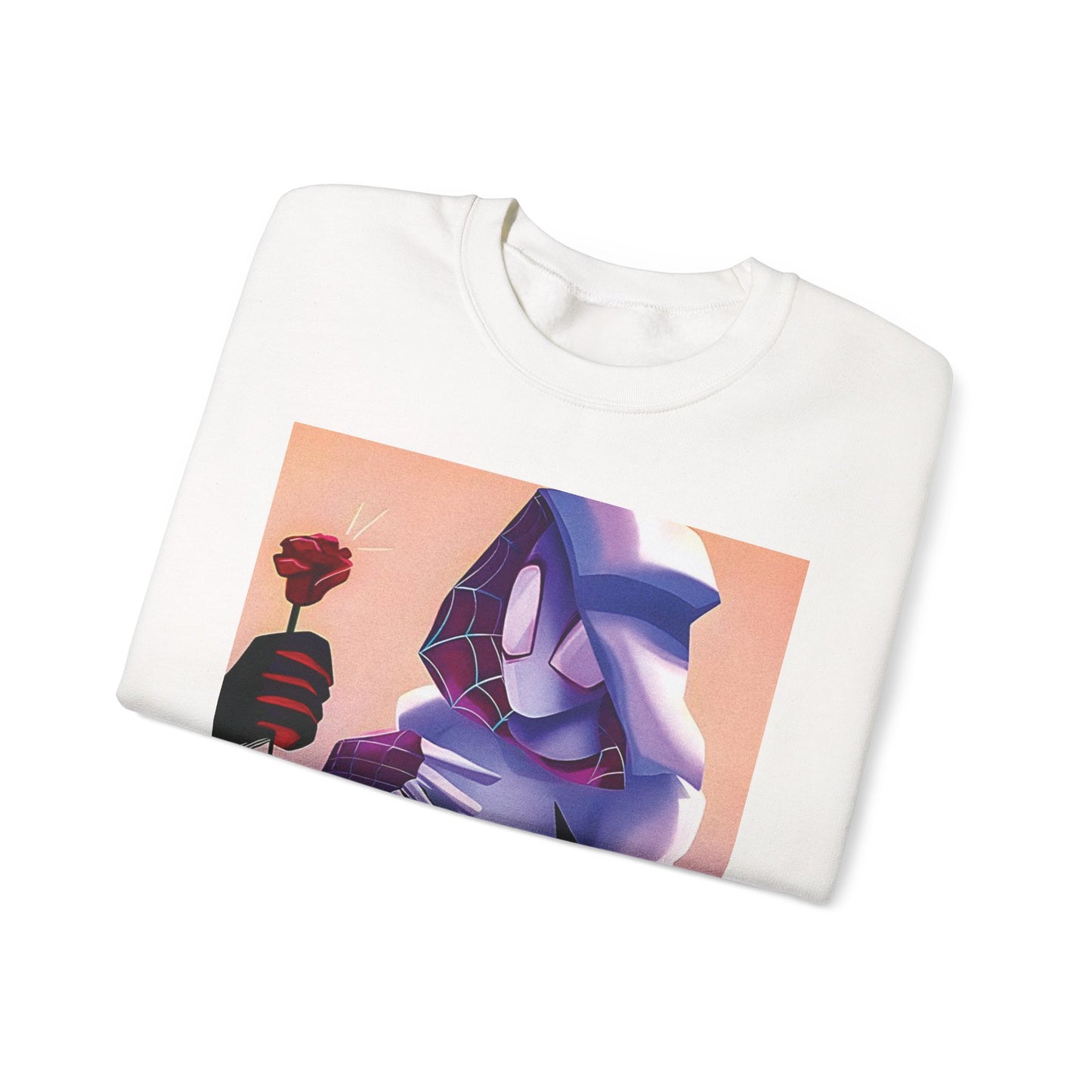 Gwen Stacy Graphic Unisex Crewneck Sweatshirt, Casual, Streetwear Style