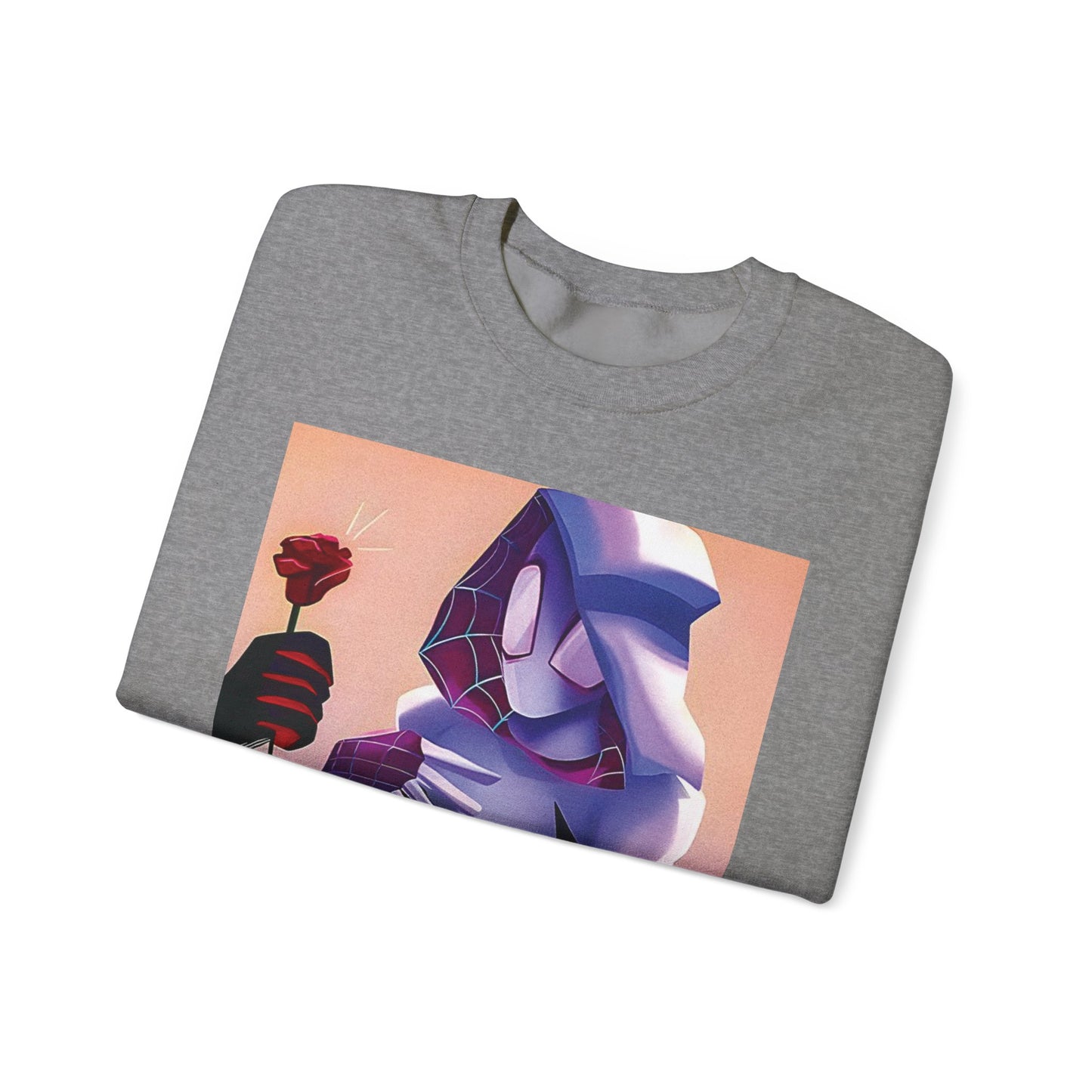 Gwen Stacy Graphic Unisex Crewneck Sweatshirt, Casual, Streetwear Style