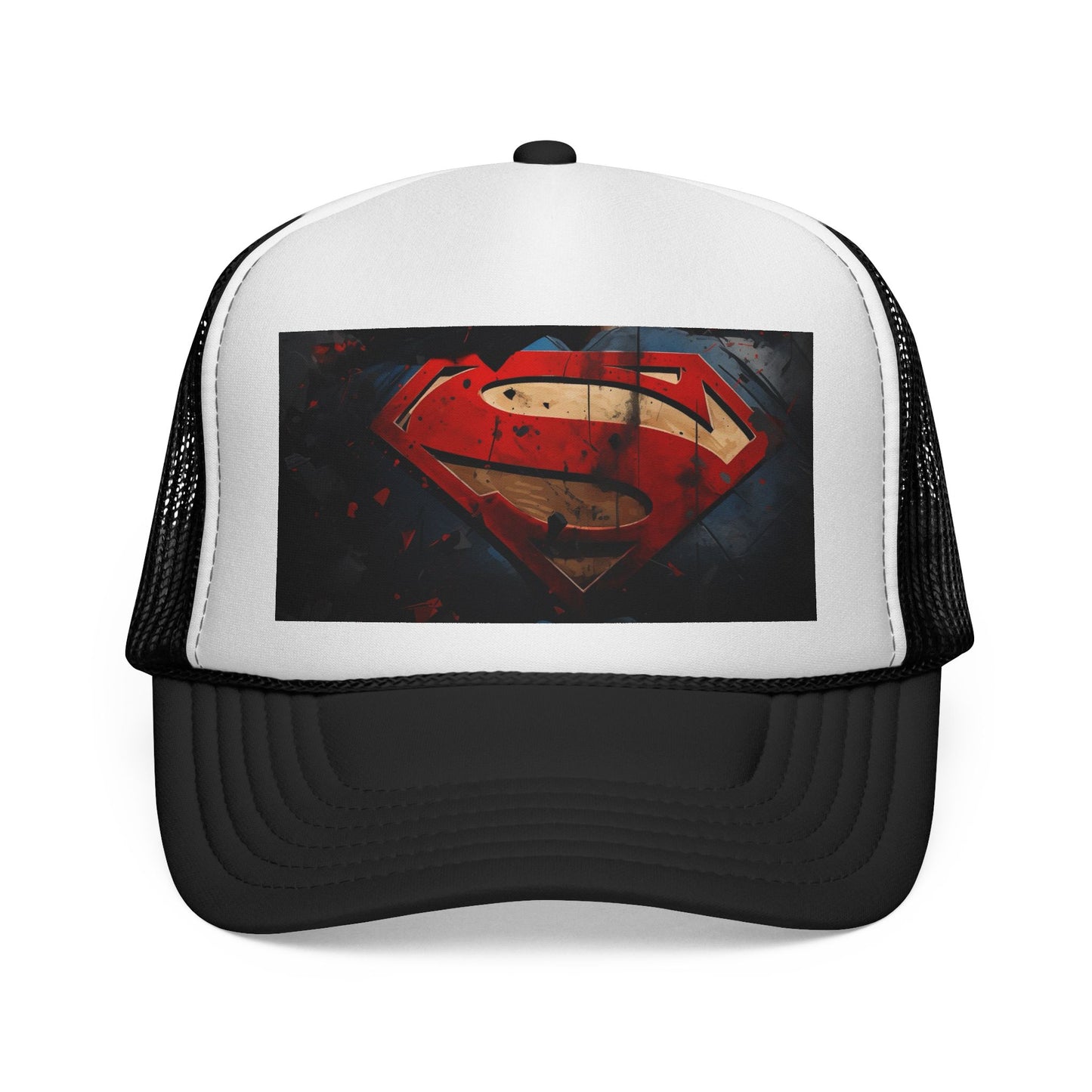 Superman Trucker Cap, Cool Baseball Hat, Men and Women, Comic Theme Accessory, Fun Summer Headwear
