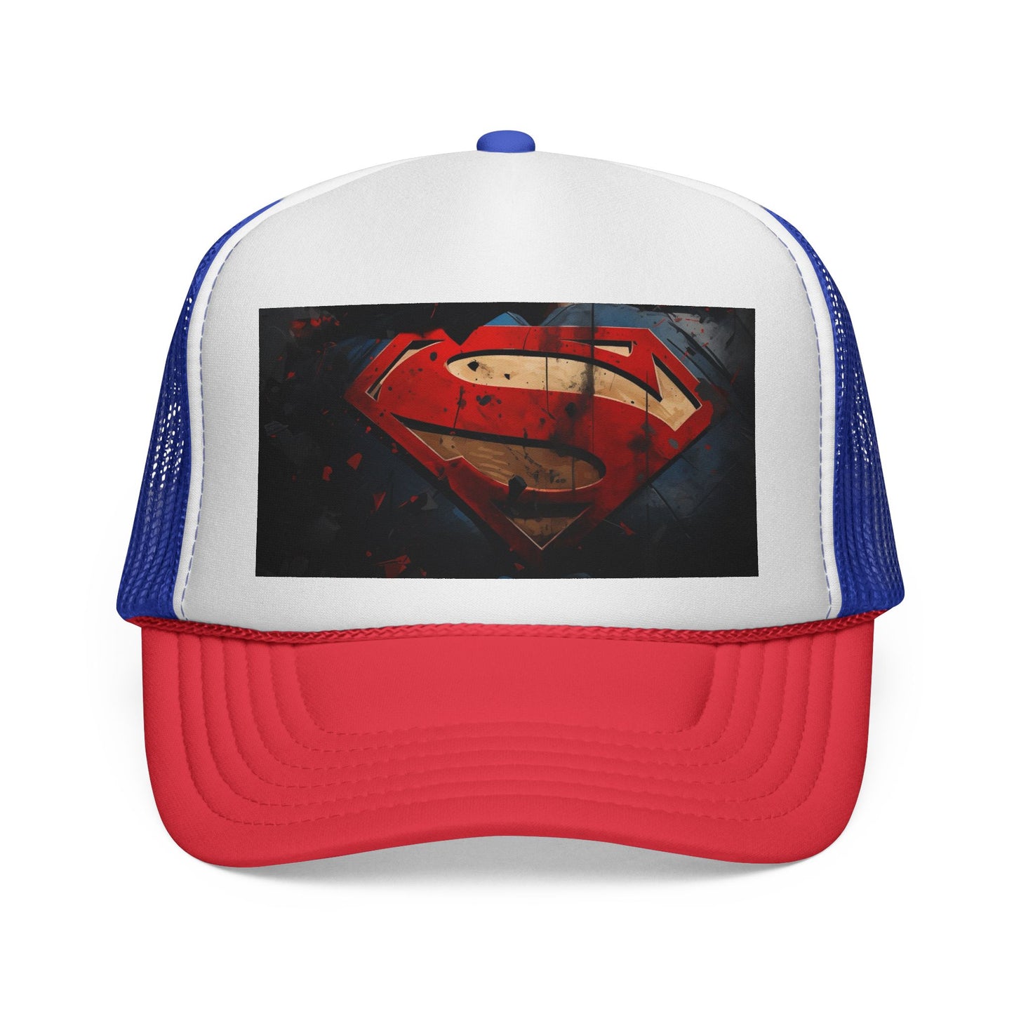 Superman Trucker Cap, Cool Baseball Hat, Men and Women, Comic Theme Accessory, Fun Summer Headwear