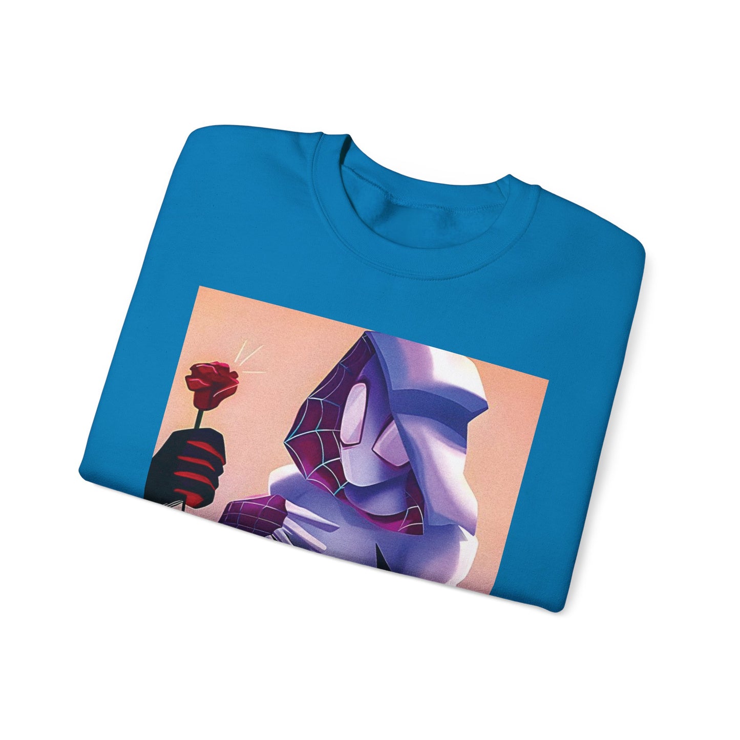 Gwen Stacy Graphic Unisex Crewneck Sweatshirt, Casual, Streetwear Style